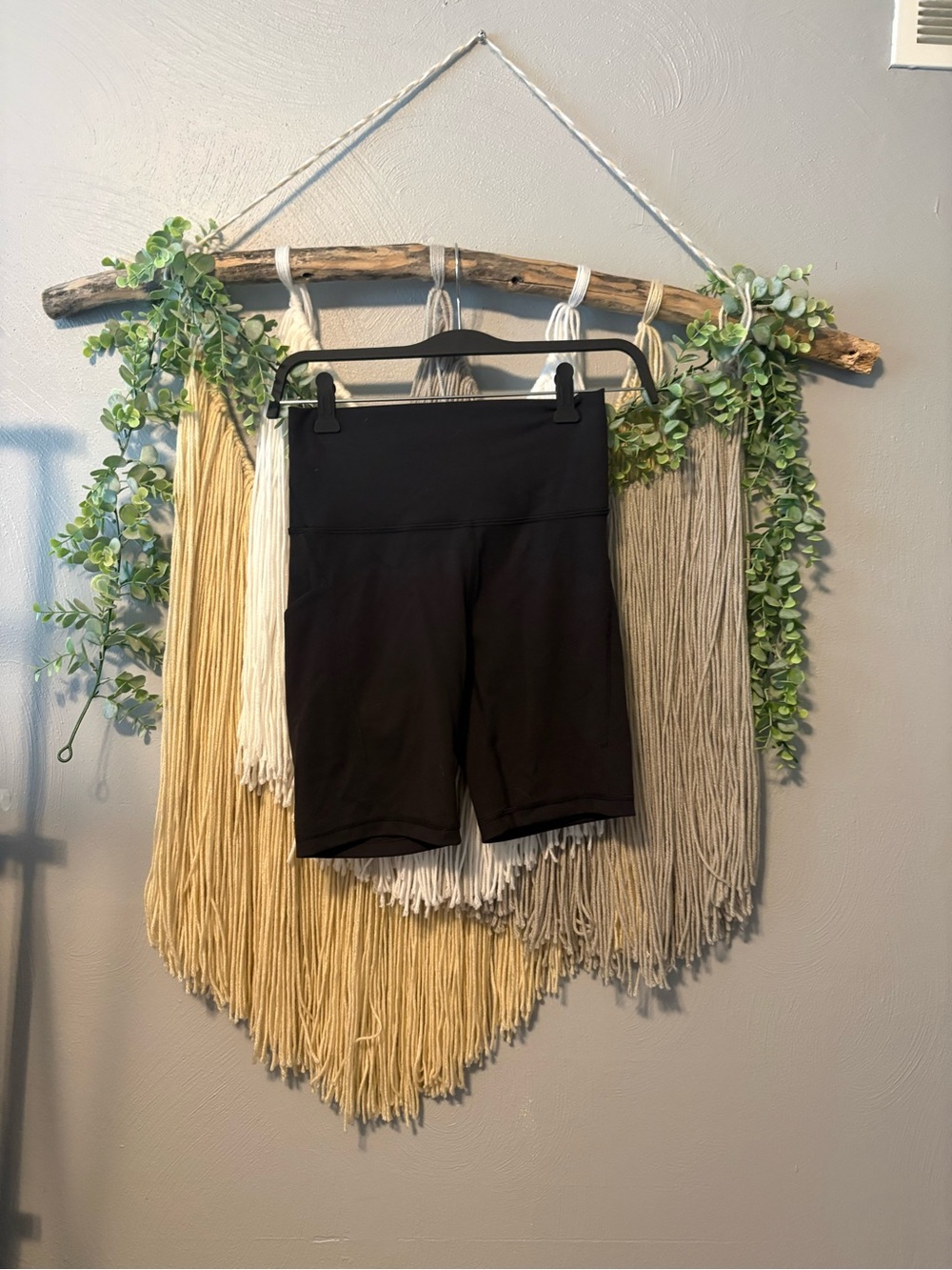 Lululemon Black High-Waist Bike Shorts